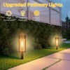 Solar Pathway Lights Waterproof Solar Outdoor Lights with LED Tungsten