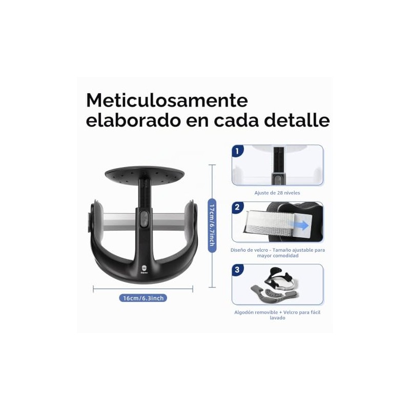 Corrector de postura para alineación de cuello y columna cervical,