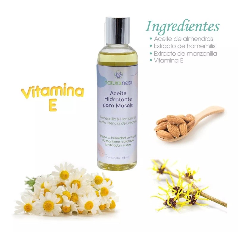 Naturalness Aceite Para Masaje Corporal Hidratante Aroma Lavanda