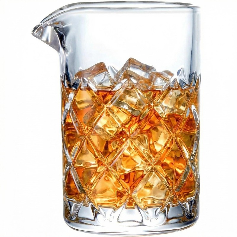 Fioance Cocktail Mixing Glass Set, Bar Mixing Set with 13.5oz