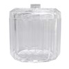 Cotton Swab Holder with Lid Clear Dust Proof Waterproof 3