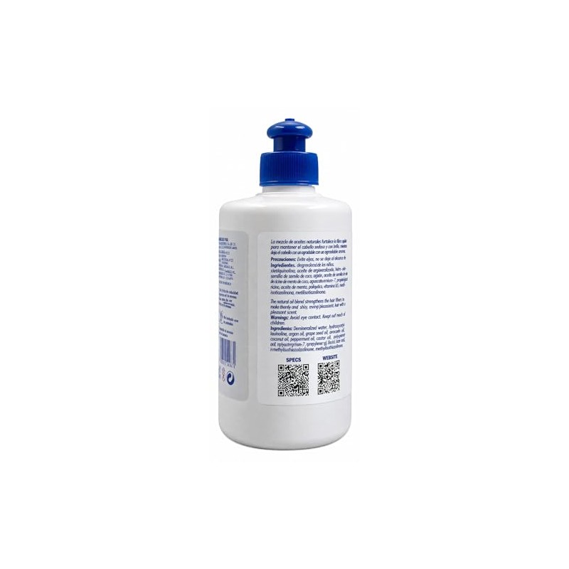 Crema para Peinar 7 Aceites, Rizos Definidos, Sin Sal, Todo