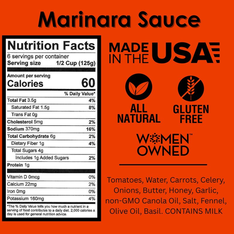 Pirro's Marinara, All Natural Sauce, 24 Ounce (Pack of 2)