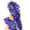 DIYASY RoyalBlue Christmas Chunky Tinsel Garland for Christmas Tree Decorations