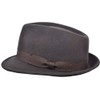 MAZ Elegant 100% Wool Trilby Hat Waterproof & Crushable Handmade