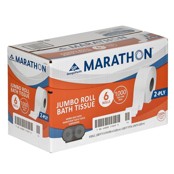 Marathon Bath Tissue, 2-Ply (6 Jumbo Rolls)) EUR (1)