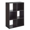 Whitmor 6 Cube Organizer, Espresso