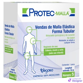 Venda de Malla Elastica Forma Tubular No. 5 de 10 metros