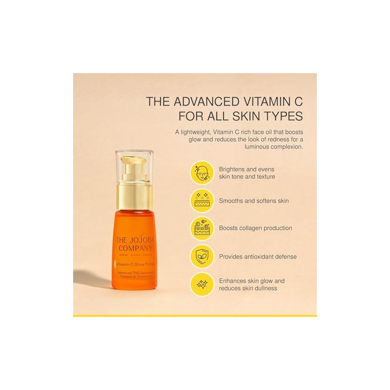 Jojoba Poción Resplandeciente De Vitamina C De 30Ml - Ascorbato