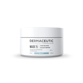 Dermaceutic Mask 15 - Sebum Regulating Face Mask - Glycolic Acid, Salicylic Acid and Bentonite Clay Mask - Deep Pore Cleansing - 50 ml