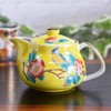 Japanese Tea Pot, Stylish Tableware, Kutani Pot, Yoshidaya Camellia and