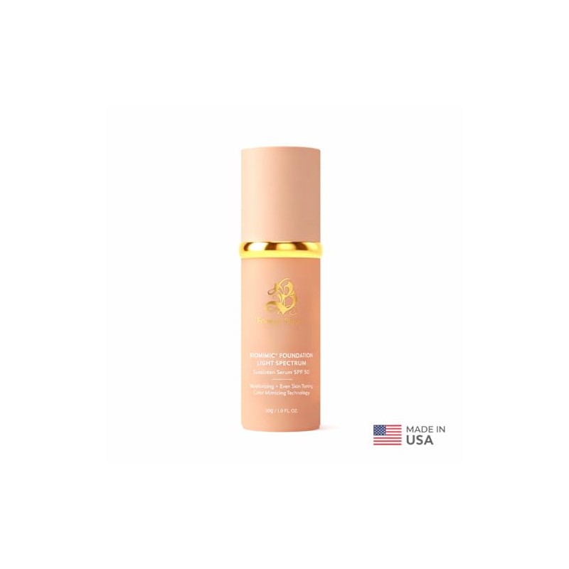 Bio Mimic Foundation Light Spectrum by ; Hydrating, Anti-Ageing, Concealing,