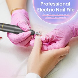 Nail Cutter, Electric Nail File Manicure Set, Cutter for Gel Nails, 20,000 rpm, Adjustable Speed, Pedicure Manicure Set, Nail Cutter for Gel Nails, Cuticle Shellac Acrylic Gel, Acrylic Gel Nails