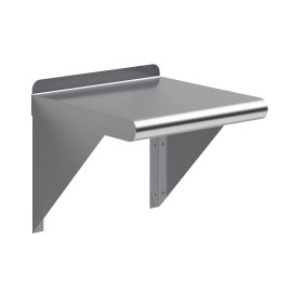 AmGood 12 in. x 12 in. Stainless Steel Wall Shelf