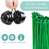Pack of 100 Cable Ties, Cable Ties UV Resistant, Nylon,