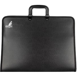 Kangaro A3 Portfolio Folder with Handle Black