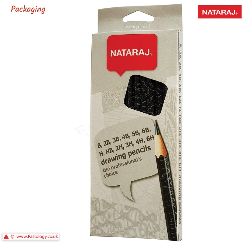 NATARAJ 12 x Grade Pencils Combo Value Pack - B