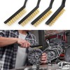 6 Pieces Brass Wire Brush Set Scratch Brush Set for