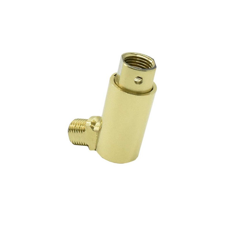 Leuchten Joint M10x1 Polished Brass - Swivel and Tilt Joint
