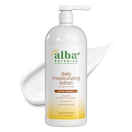 Alba Botanica Very Emollient Coconut Rescue Body Lotion, 32 oz.