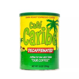 Cafe Caribe 3 Pack - Cafe Caribe Decaf Latin Inspired Ground 100% Espresso Coffee - 10 oz