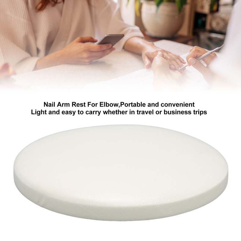 Nail Arm Rest Manicure Nail Tech Elbow Hand Pad Round