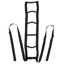 Agatige Bed Ladder Assist, Pull up Helper and Sit up Helper with 5 Padded Hand Grip, Adjustable Ladder Assist Rope, Bed Support Ladder Assist Handle for Elderly, Injury Recovery Patient, Pregnant