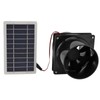 10W 12V Solar Powered Exhaust Fan for Round Pipe ABS