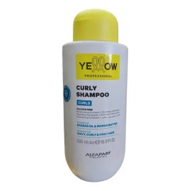 Shampoo Low Poo Yellow Curls para Cabello Ondulado y Rizado de 500 mL                                                                                 