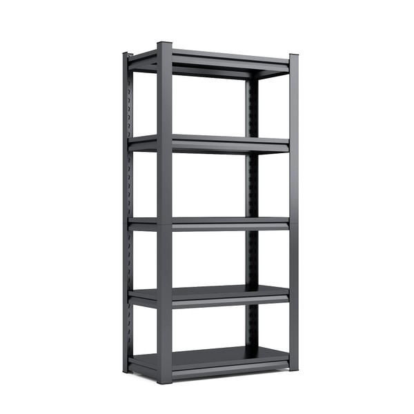 Dolonm 72" H 5 Tier Metal Shelves for Storage Garage