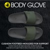 BODY GLOVE Men’s Slides, Cushioned Slide-on Sandal Slippers with Padded