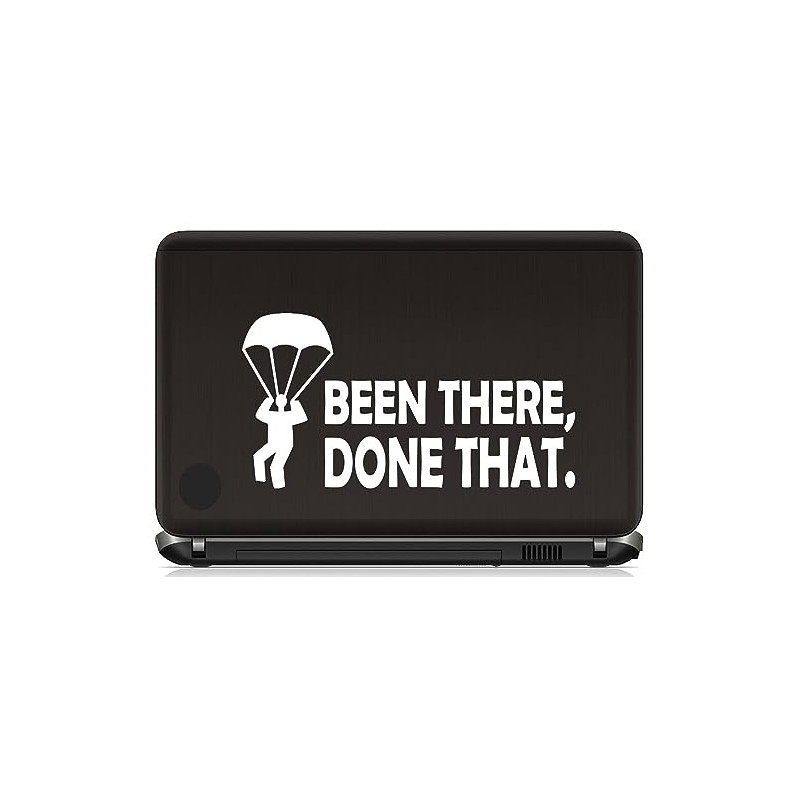 Parachute Skydiving Decal Sticker for Car Window 8.0 Inch BG