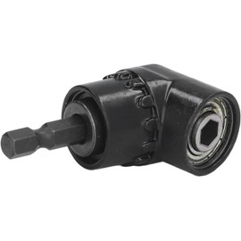 Adaptador de taladro de ángulo recto de 90 grados de 1/4 pulgadas amarillo azul taladro accesorio de extensión (A3)