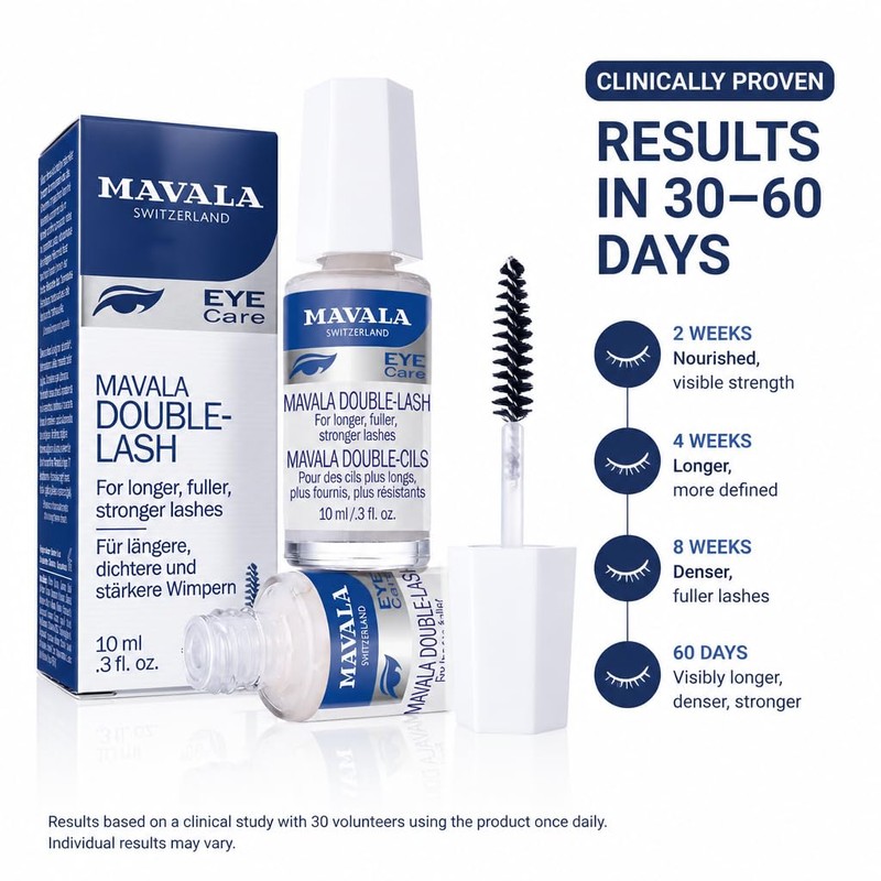 Mavala (MA6HL) Double-Lash Trattamento per ciglia più lunghe, dense e