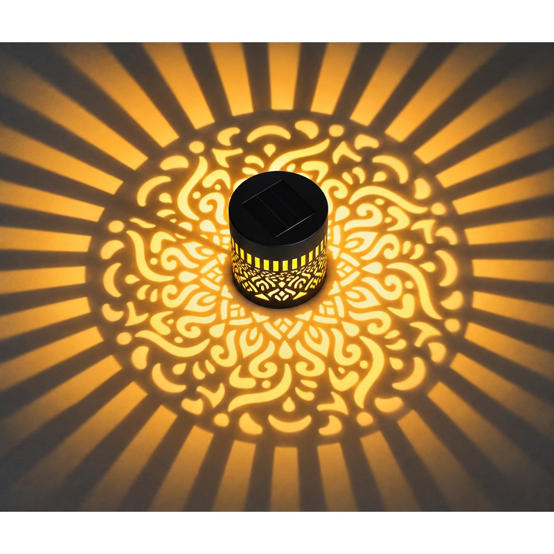 Outdoor Solar Fence Light – IP65 Metal LED Wall Lamp
