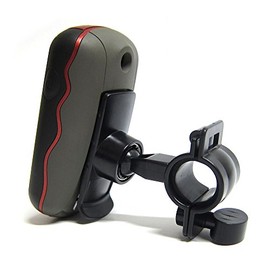 Ramtech Adjustable Bike GPS Handlebar Mount for Bicycle with Bonus Wrist Strap, Compatible with GPS Rino 610 650 650t 655t 700 750 755t Handheld GPS, BHM