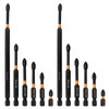 Mesee Pack of 12 1/4 Inch Magnetic Cross Head Screwdriver
