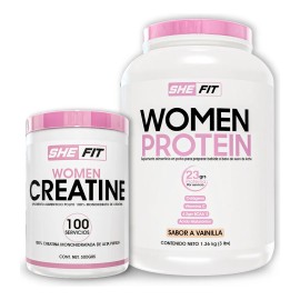 Bhp She Fit Women Protein Vainilla + Women Creatine 500g