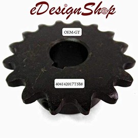 #40/41/420 17 Tooth 5/8 Bore Jackshaft Sprocket Gear Go Kart Mini Bike