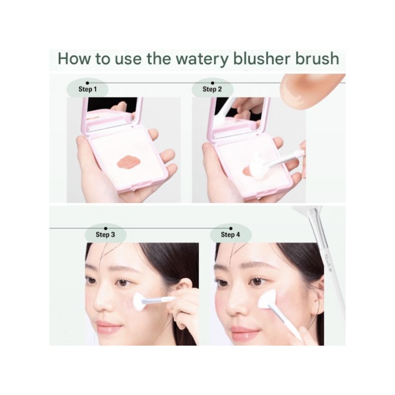 FILLIMILLI Watery Blusher Brush 887/Creamy Blusher Brush 888 With Make-up