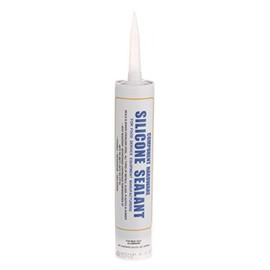 Industrial-Grade Aluminum Silicone Sealant Cartridge - 10.3oz