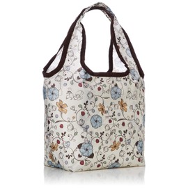Shifle ECO0119 Character Folding Eco Bag, PN30 Flower Beige