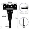 6 Pack Heavy Duty Gate Hinges 6 Inch Black Farm