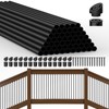 HYPERGIANT 56 Pack 36" Aluminum Deck Balusters,3/4" Round Deck Railing