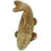 Koi Fish Statue Fleur De Lis Garden Ornaments