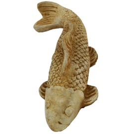 Koi Fish Statue Fleur De Lis Garden Ornaments