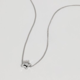 Meissa Star Choker Necklace for Teens Girls Women 925 Sterling Silver Cute Necklace Star Jewelry Dainty Gold Neckalce Christmas Birthday Gifts, Silver