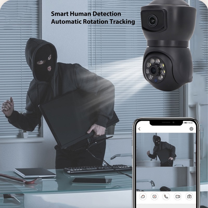 360 Degree HD Camera WiFi Wireless Monitoring Camera Home Security