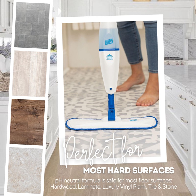 Quick Shine Multi Surface Floor Cleaner 27oz, 2Pk | Ready
