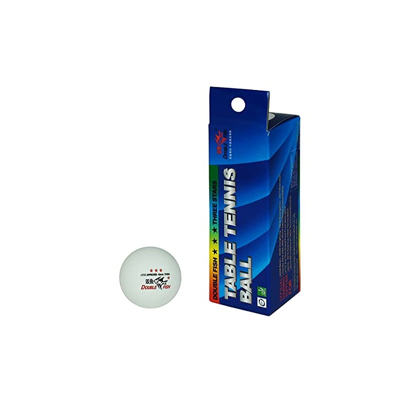 Double Fish 3 Star 30 PCS 40mm Table Tennis Balls